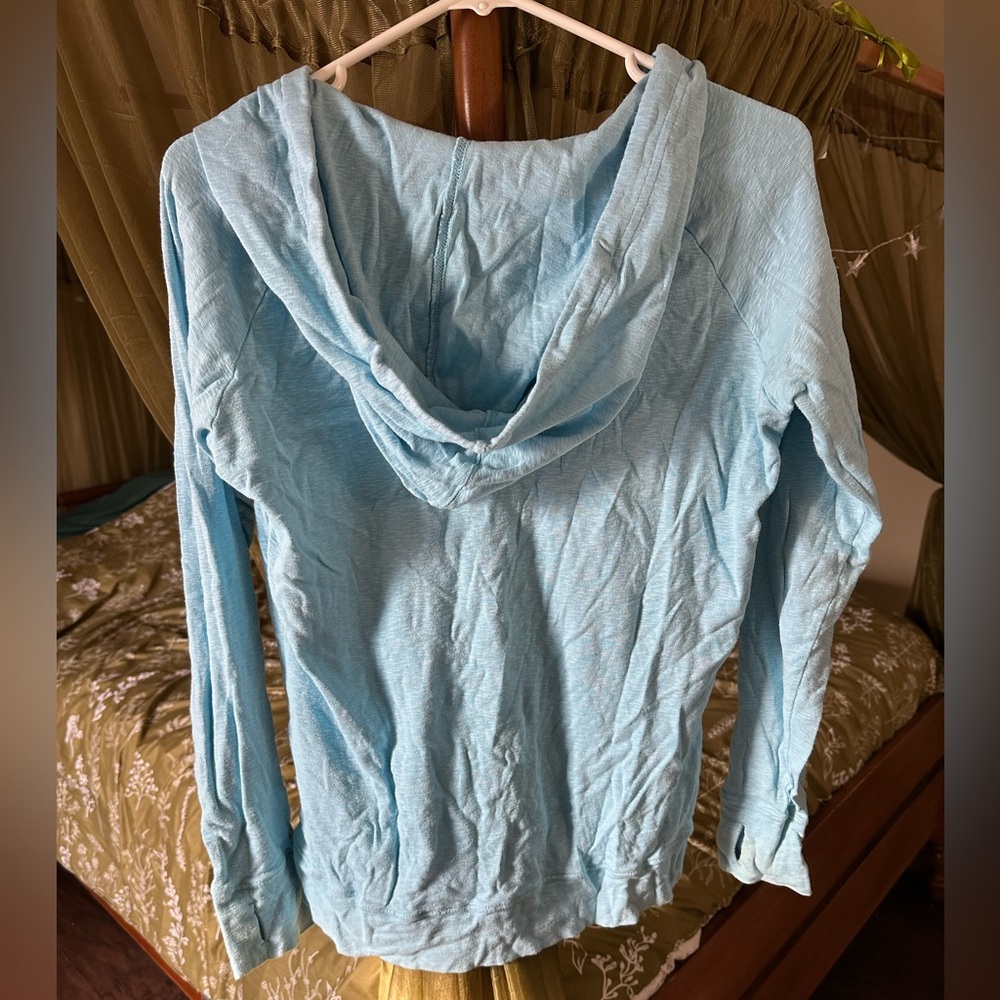 Columbia Light Blue Hoodie Sweatshirt - Picture 3 of 3